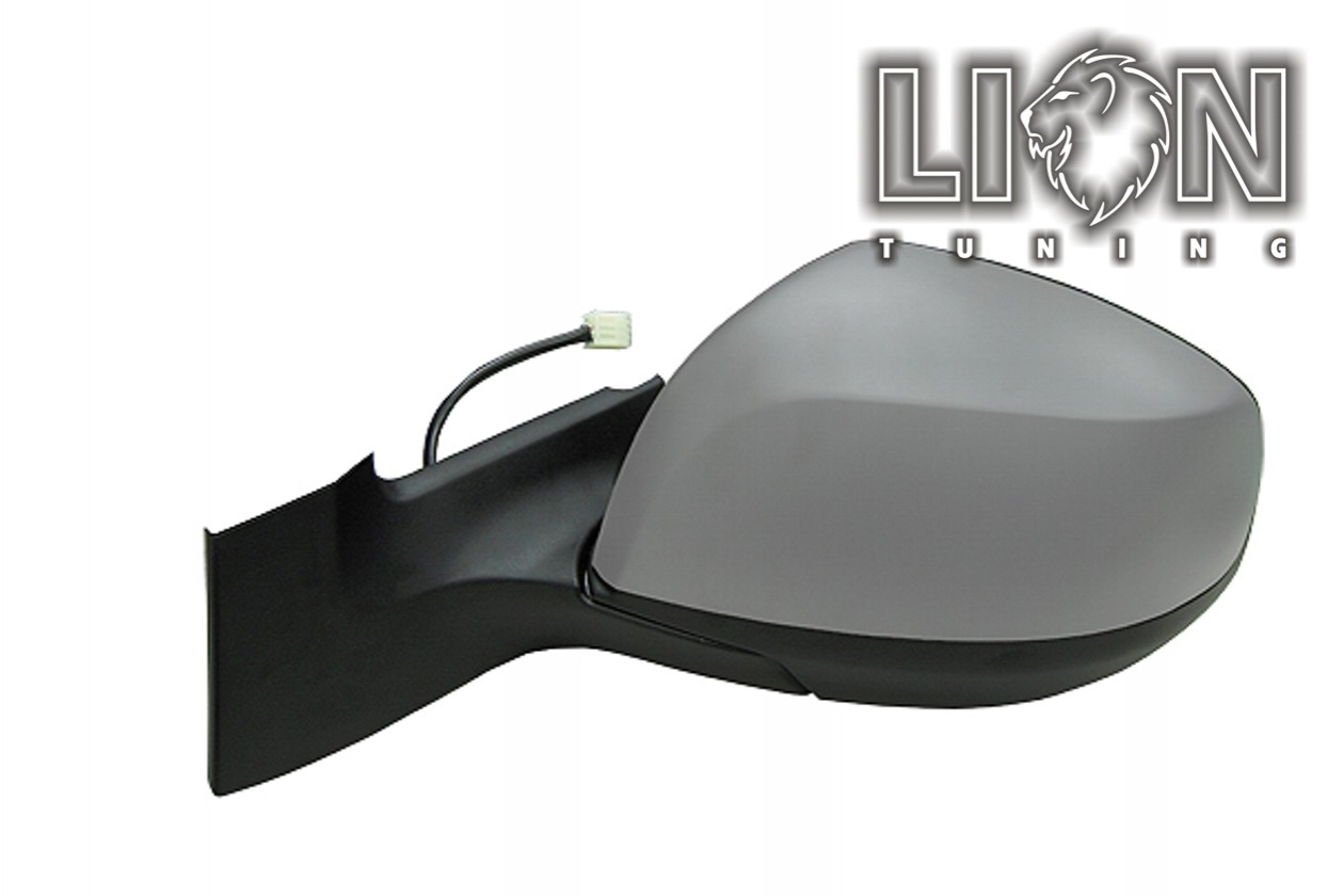 Beheizbar, Elektrisch, grau, grundiert, convex, Eintragungsfrei / keine Eintragung nötig