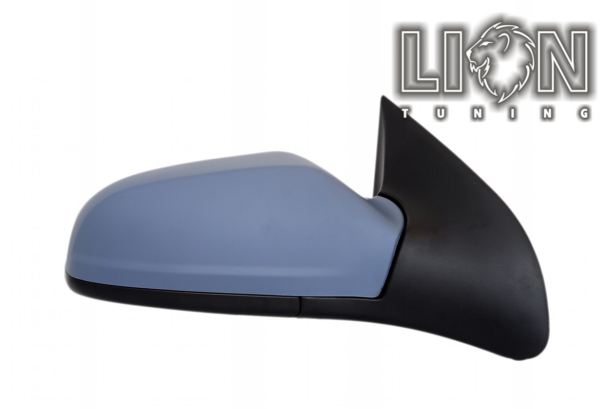 Beheizbar, Elektrisch einklappbar, Elektrisch, grau, nicht passend für TwinTop, grundiert, convex, Eintragungsfrei / keine Eintragung nötig