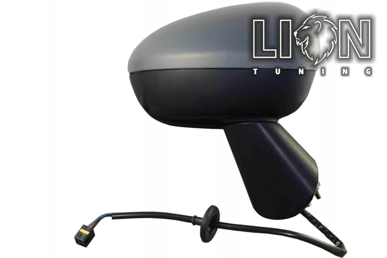 Beheizbar, Elektrisch, grau, grundiert, convex, Eintragungsfrei / keine Eintragung nötig