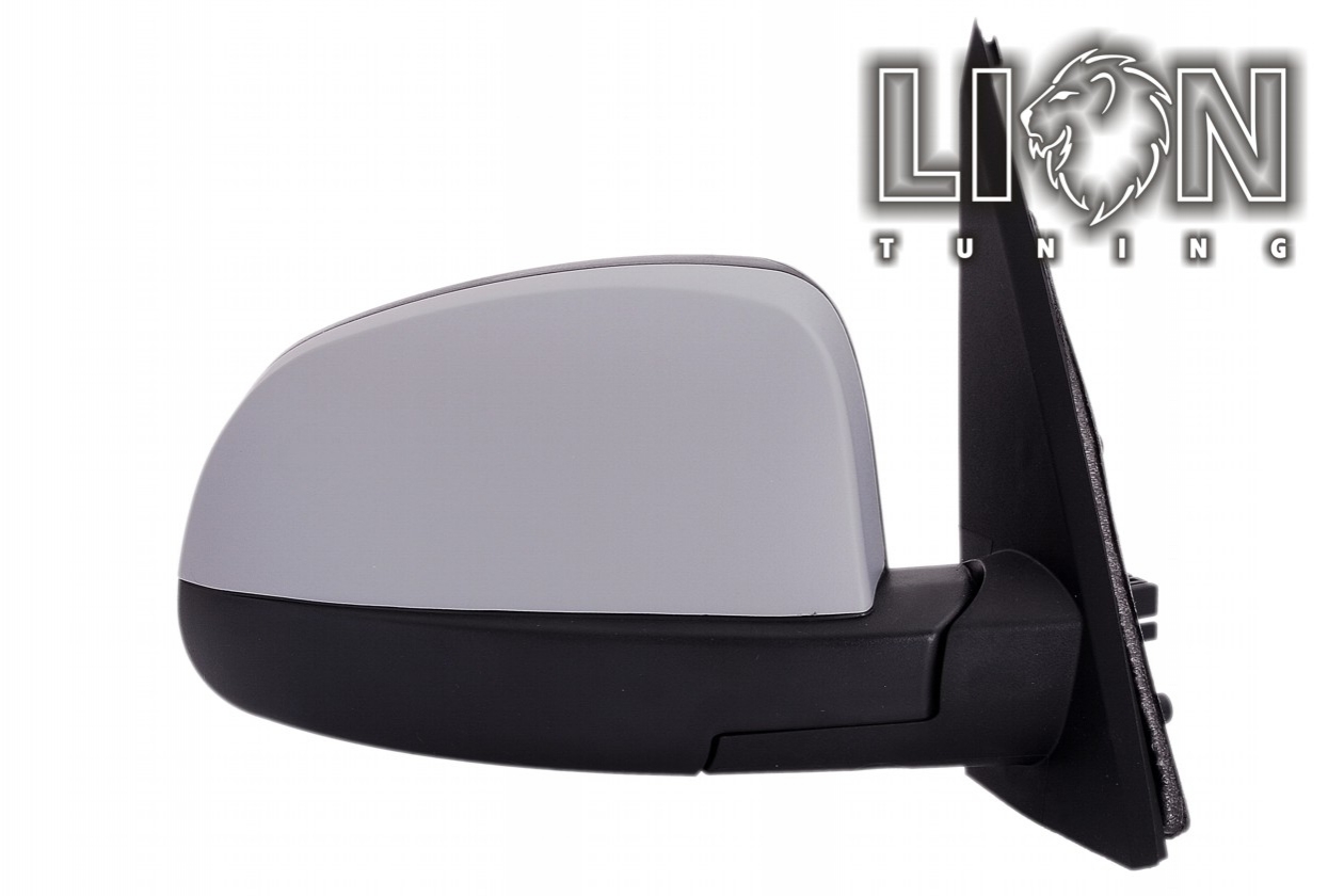 Beheizbar, Elektrisch, grau, grundiert, convex, Eintragungsfrei / keine Eintragung nötig