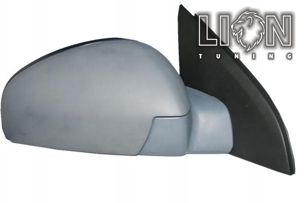 Beheizbar, mit Memory System, Elektrisch einklappbar, Elektrisch, grau, grundiert, convex, Eintragungsfrei / keine Eintragung nötig