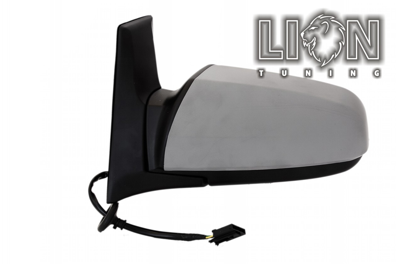 Beheizbar, Elektrisch einklappbar, Elektrisch, grau, grundiert, asphärisch, Eintragungsfrei / keine Eintragung nötig