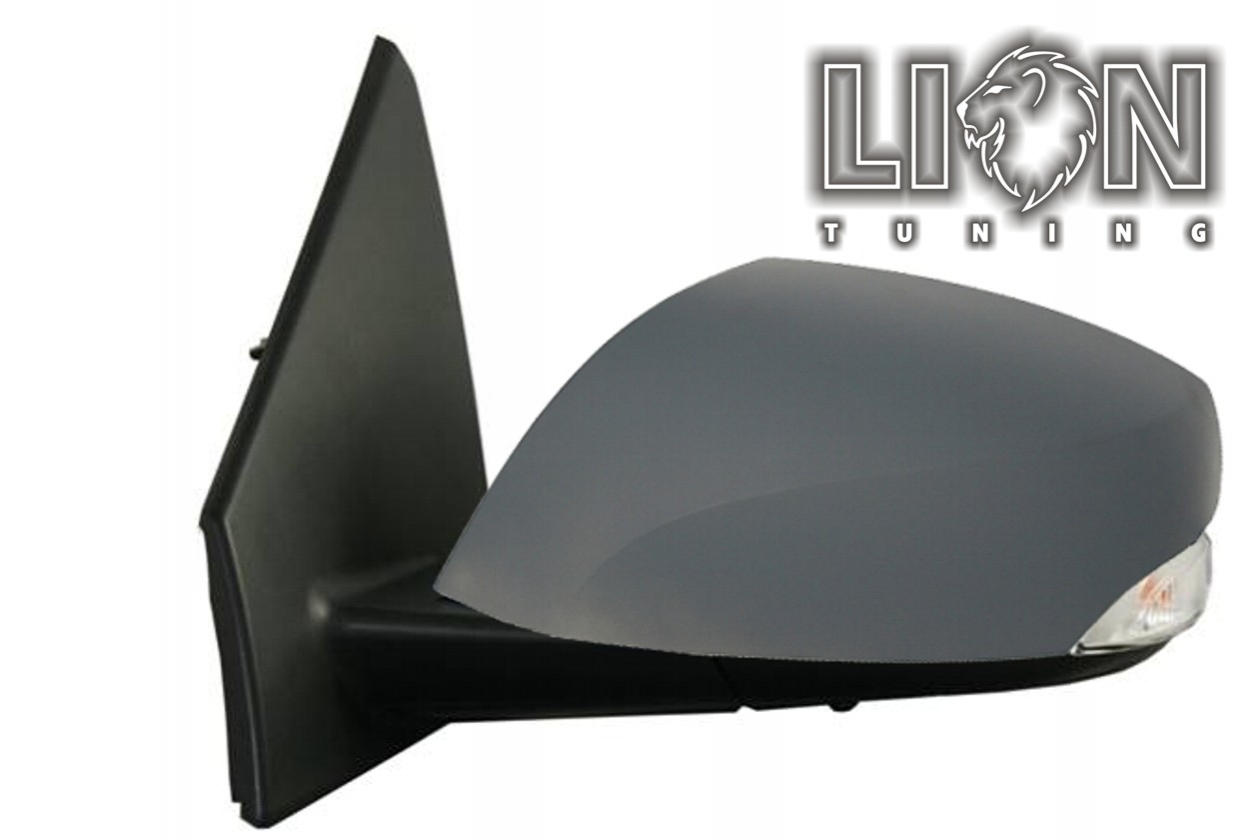 mit Blinkleuchte, Beheizbar, mit Temperatur Sensor, Elektrisch einklappbar, Elektrisch, grau, grundiert, asphärisch, Eintragungsfrei / keine Eintragung nötig