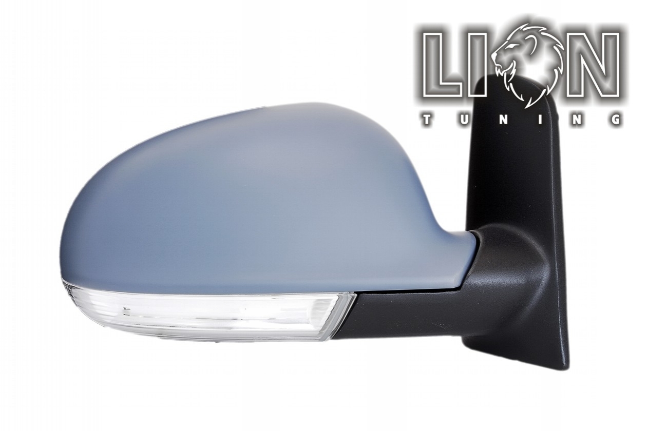 Beheizbar, mit Blinkleuchte, Elektrisch, grau, grundiert, convex, Eintragungsfrei / keine Eintragung nötig