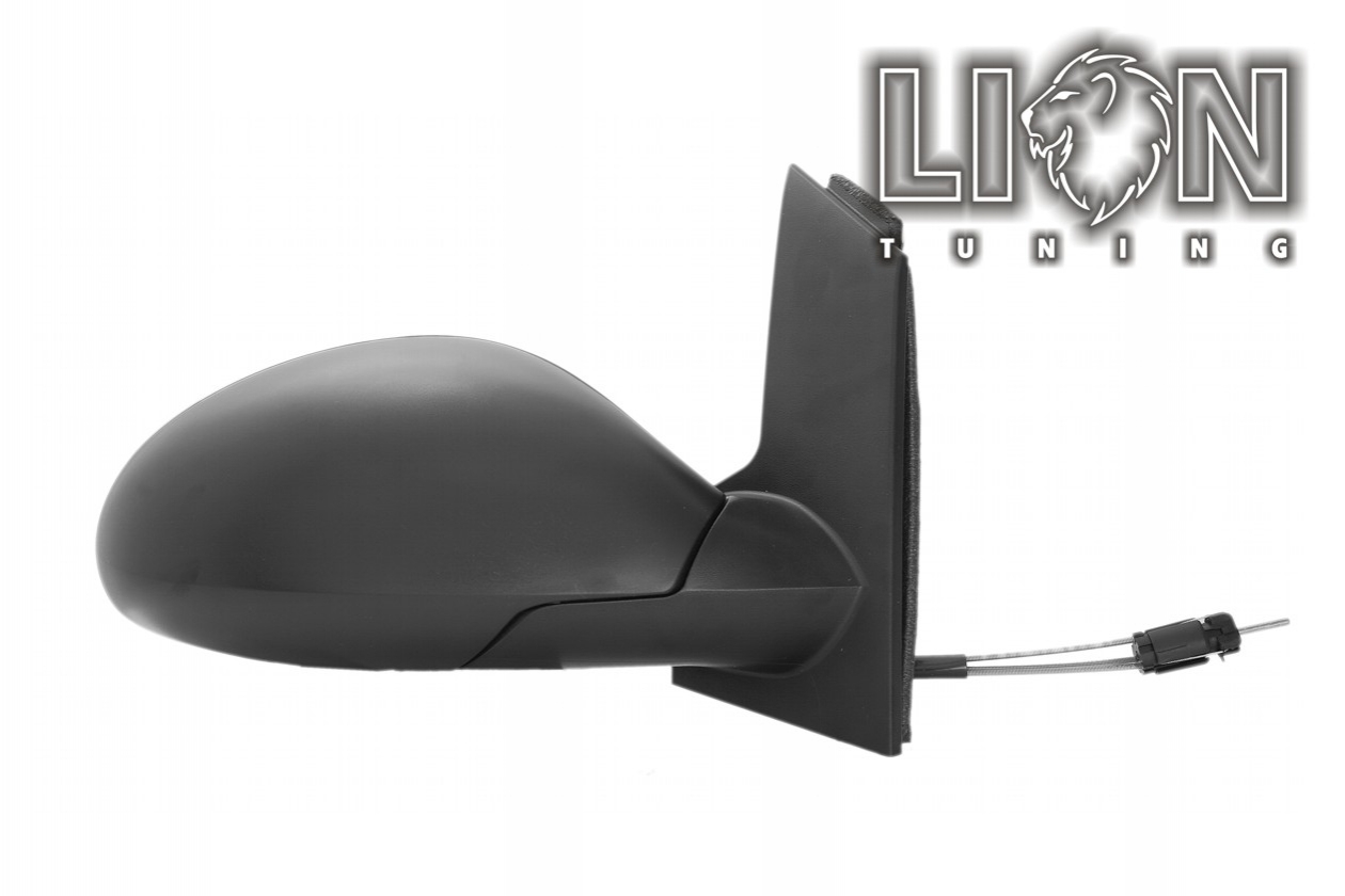 Mechanisch, schwarz, nicht passend für Altea XL, convex, Eintragungsfrei / keine Eintragung nötig