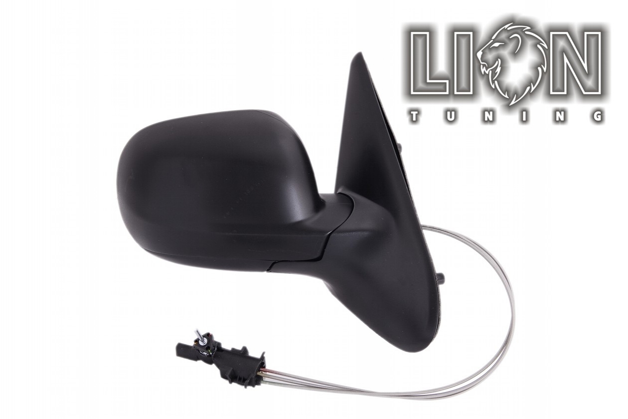 mit Temperatur Sensor, Mechanisch, schwarz, kleines Spiegelgehäuse, convex, Eintragungsfrei / keine Eintragung nötig