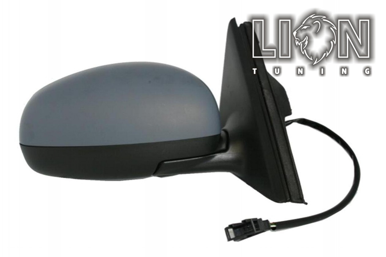 Beheizbar, Elektrisch, grau, grundiert, convex, Eintragungsfrei / keine Eintragung nötig