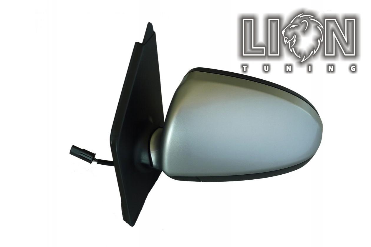 Beheizbar, Elektrisch, grau, grundiert, convex, Eintragungsfrei / keine Eintragung nötig