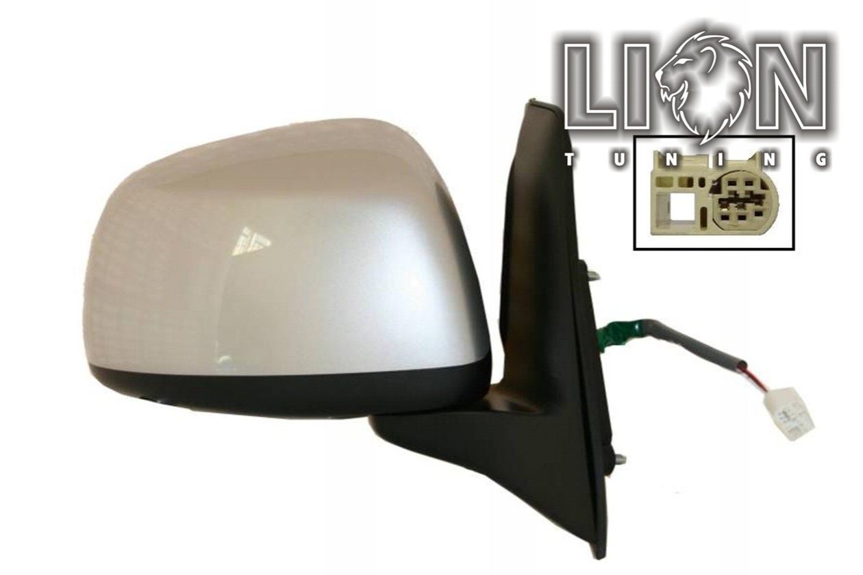 Elektrisch, grau, Ungarn Version, Anschlussstecker rund, grundiert, convex, Eintragungsfrei / keine Eintragung nötig