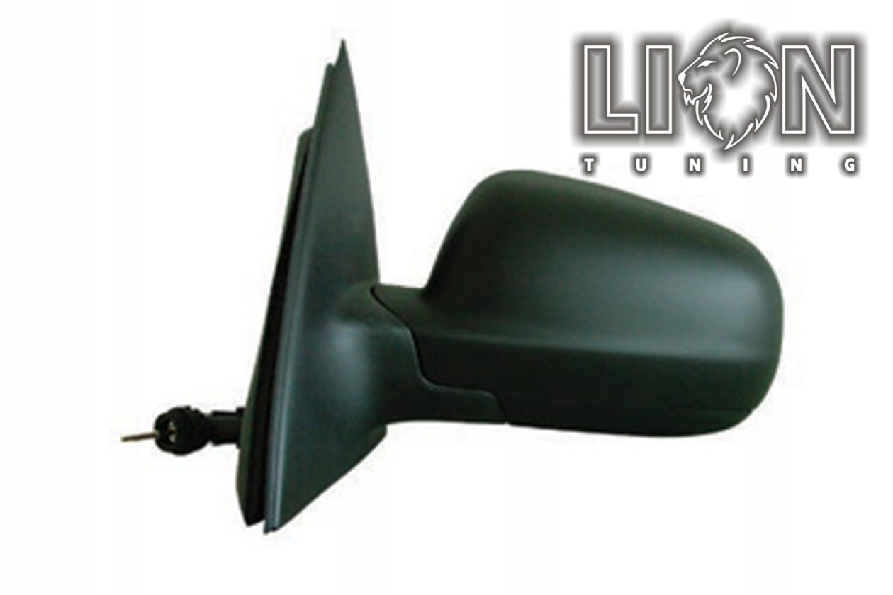 Mechanisch, grau, großes Spiegelgehäuse, grundiert, asphärisch, Eintragungsfrei / keine Eintragung nötig