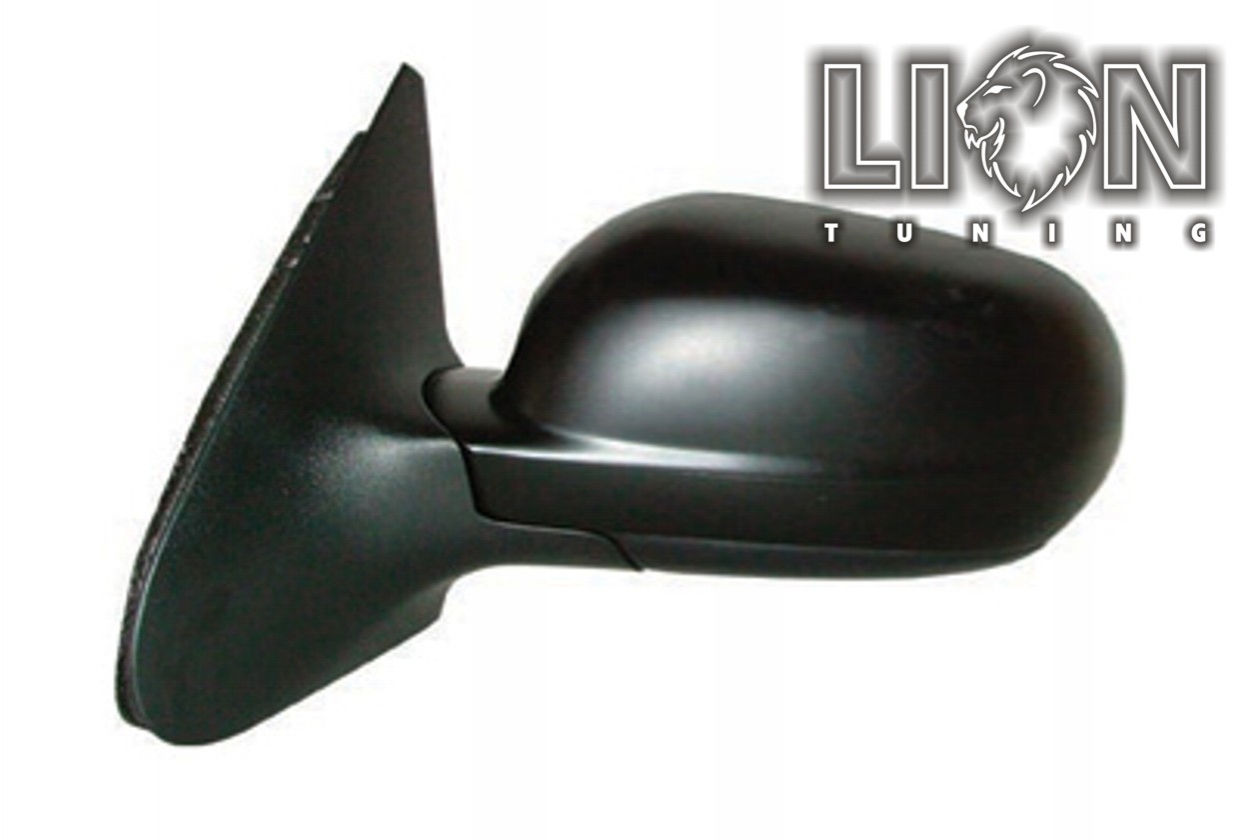 Mechanisch, grau, schwarz lackierfähig / vorgrundierte Spiegelkappe, großes Spiegelgehäuse, grundiert, asphärisch, Eintragungsfrei / keine Eintragung nötig