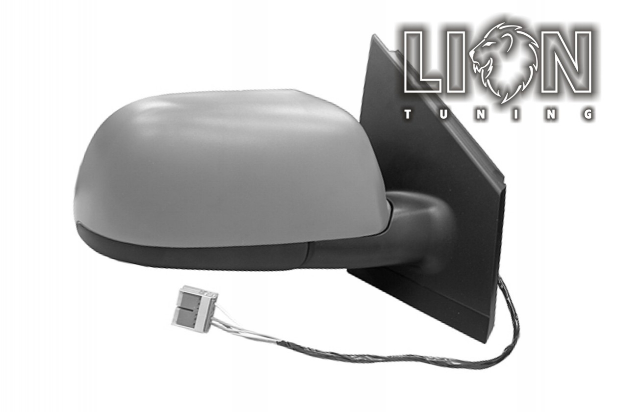 Beheizbar, Elektrisch, grau, grundiert, convex, Eintragungsfrei / keine Eintragung nötig