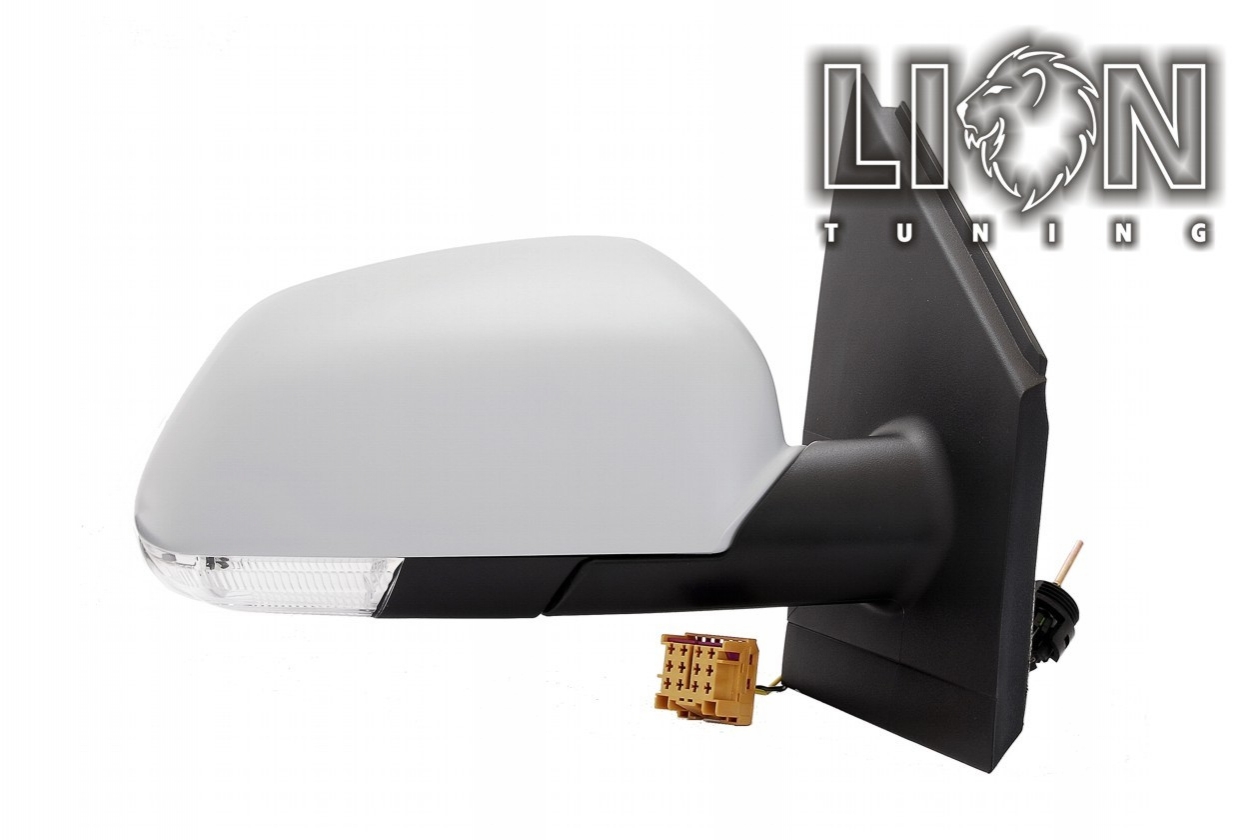 Beheizbar, mit Blinkleuchte, Elektrisch, grau, grundiert, convex, Eintragungsfrei / keine Eintragung nötig