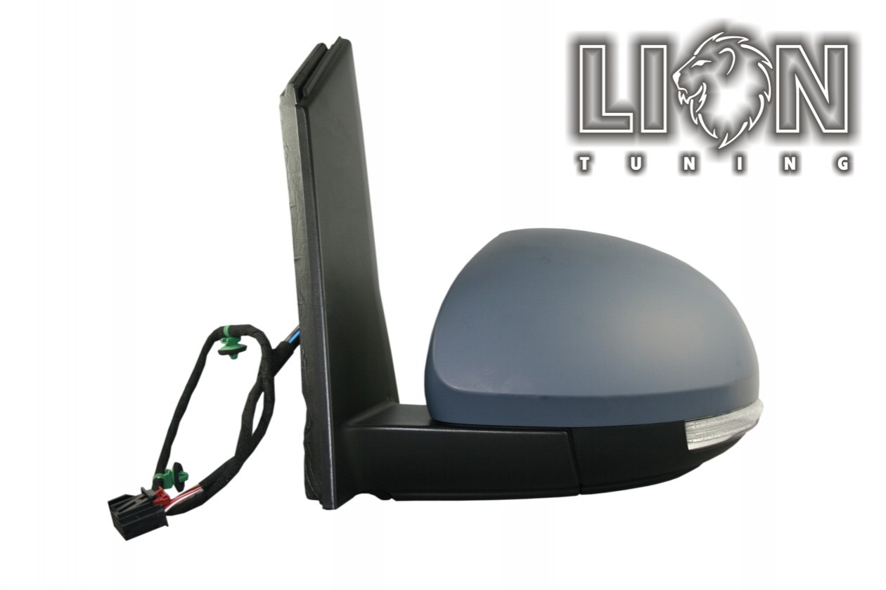 Beheizbar, mit Blinkleuchte, Elektrisch, grau, grundiert, asphärisch, Eintragungsfrei / keine Eintragung nötig