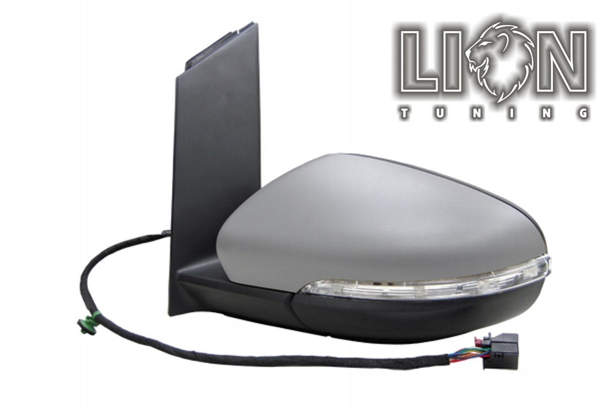 Beheizbar, mit Blinkleuchte, Elektrisch, grau, grundiert, asphärisch, Eintragungsfrei / keine Eintragung nötig