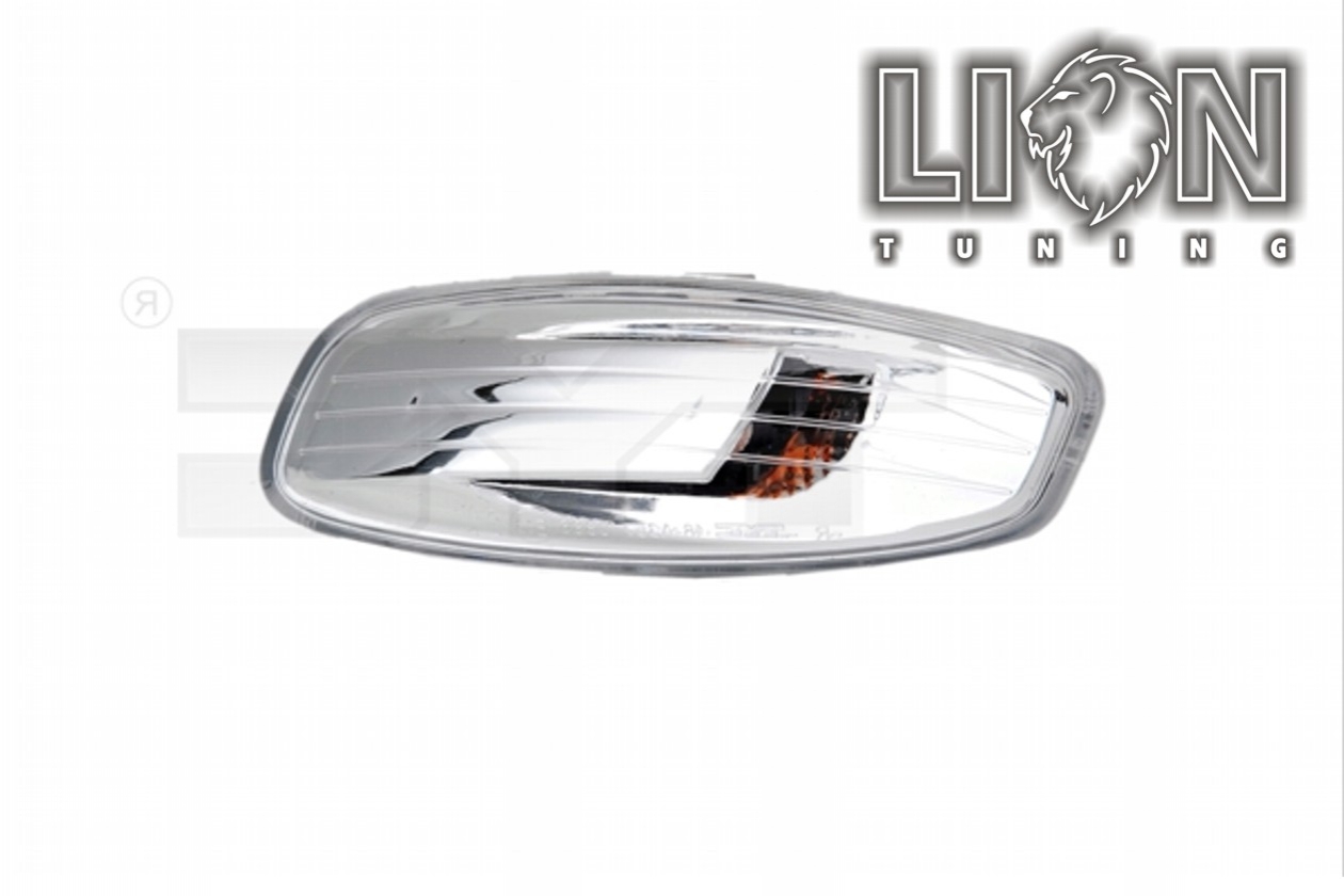 mit Blinkleuchte, inkl. Lampenträger und Leuchtmittel, Standard Ausführung, Eintragungsfrei / mit E-Prüfzeichen