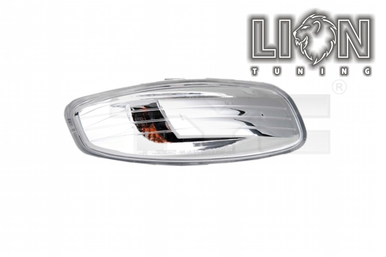 mit Blinkleuchte, inkl. Lampenträger und Leuchtmittel, Standard Ausführung, Eintragungsfrei / mit E-Prüfzeichen