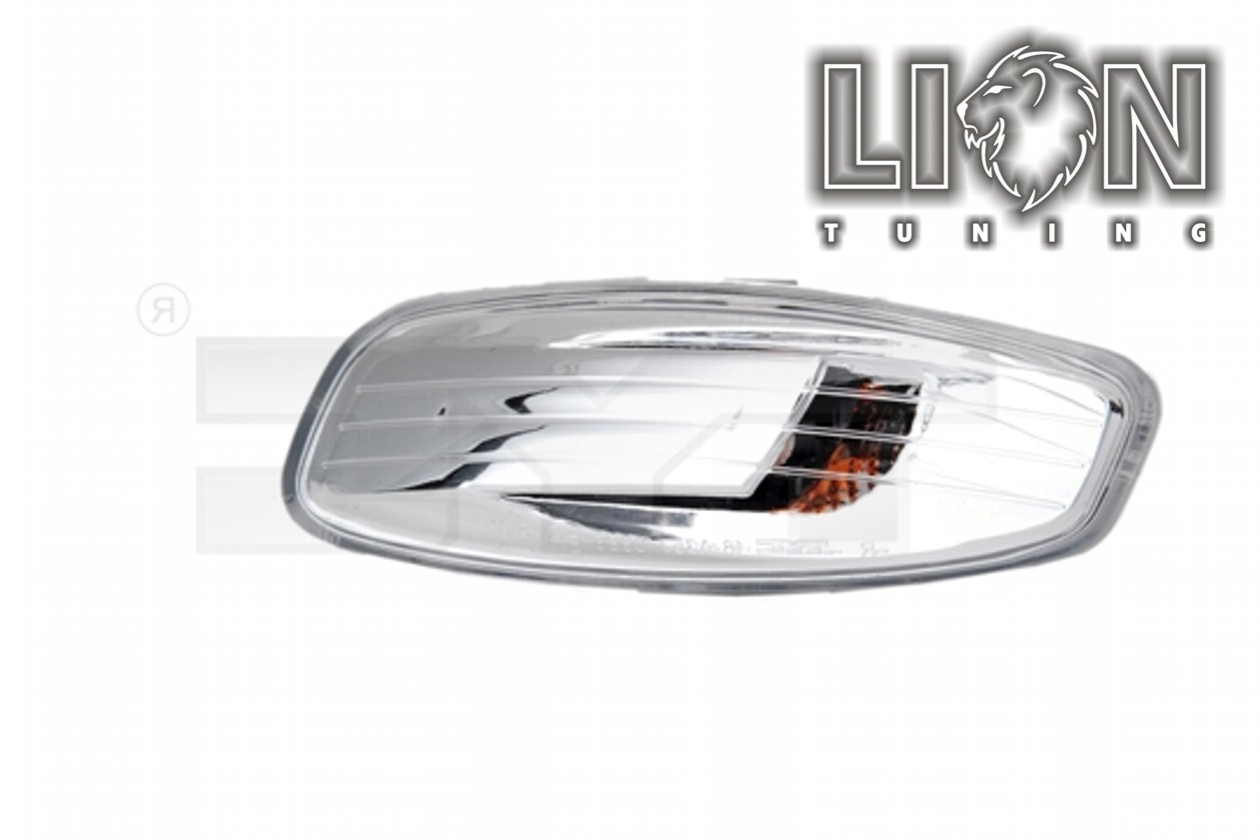 mit Blinkleuchte, inkl. Lampenträger und Leuchtmittel, Standard Ausführung, Eintragungsfrei / mit E-Prüfzeichen