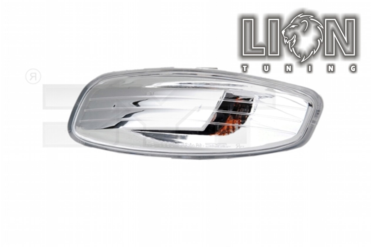 mit Blinkleuchte, inkl. Lampenträger und Leuchtmittel, Standard Ausführung, Eintragungsfrei / mit E-Prüfzeichen