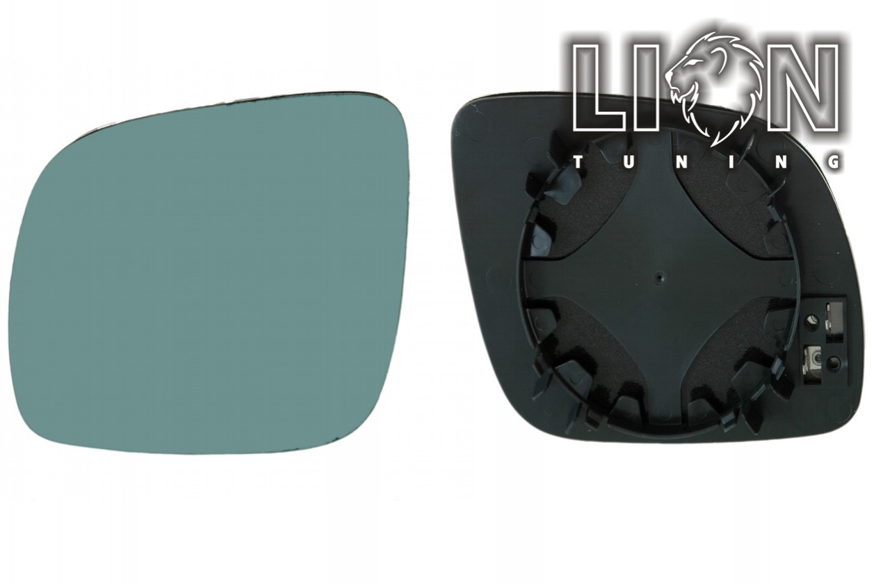 Beheizbar, für großes Spiegelgehäuse, blau plan, Eintragungsfrei / keine Eintragung nötig