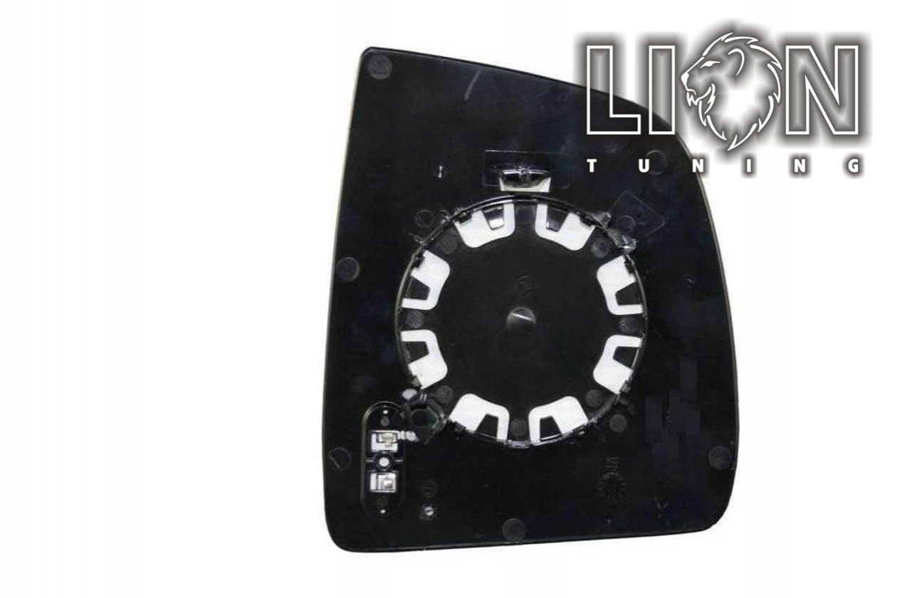 Beheizbar, passend für MPV oder LCV Spiegelglas oben, convex, Eintragungsfrei / keine Eintragung nötig