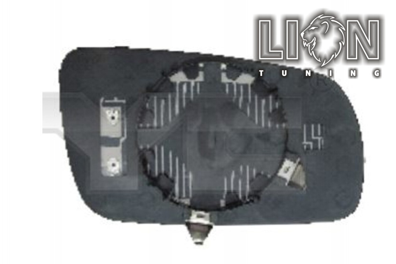 Beheizbar, für großes Spiegelgehäuse, asphärisch, Eintragungsfrei / keine Eintragung nötig