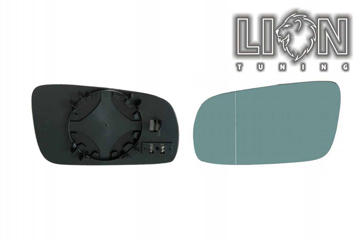 Beheizbar, für großes Spiegelgehäuse, blau asphärisch, Eintragungsfrei / keine Eintragung nötig