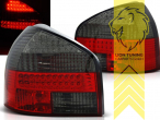 LED, schwarz, rot, Blinkerbirnen BAU15S, Eintragungsfrei / mit E-Prüfzeichen