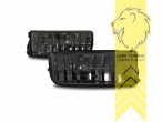 Halogen, schwarz, passend für Standard, M-Paket und M3 Stoßstange, H3, Eintragungsfrei / mit E-Prüfzeichen