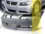 Ersatzteile von äquivalenter Qualität für die Besitzer des Fahrzeugs (entspr. EU-Verordnung 46/2010), PP Kunststoff, grundiert, für Fahrzeuge mit PDC, für Fahrzeuge mit oder ohne SRA