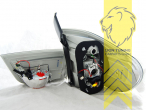 LED, schwarz, Blinkerbirnen BAU15S, Eintragungsfrei / mit E-Prüfzeichen