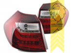 LED, schwarz, rot, nur für Fahrzeuge mit werksseitig verbauten LED Rückleuchten, Eintragungsfrei / mit E-Prüfzeichen
