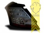 LED, schwarz, nur passend für Sport Modell, Eintragungsfrei / mit E-Prüfzeichen