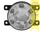 LED, chrom, Eintragungsfrei / mit E-Prüfzeichen, Eintragungsfrei / mit R87 Zulassung als Tagfahrlicht
