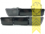 Halogen, schwarz, wie original GTi Edition, H3, Blinkerbirnen BAU15S, Eintragungsfrei / mit E-Prüfzeichen