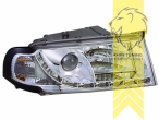 Halogen, chrom, nicht passent bei LAURIN KLEMENT Sondermodel, Blinkerbirnen BAU15S, Abblendlicht H1 / Fernlicht H1 / Nebelscheinwerfer H7, elektrisch verstellbar - Stellmotor wird vom Original übernommen, Eintragungsfrei / mit E-Prüfzeichen