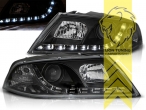 Xenon, HID, schwarz, nur passend für Fahrzeuge mit Original Xenon, Abblendlicht D2S / Fernlicht H1 (D2S Birne nicht im Lieferumfang), Blinkerbirnen BAU15S, elektrisch verstellbar - Stellmotor wird vom Original übernommen, Eintragungsfrei / mit E-Prüfzeichen