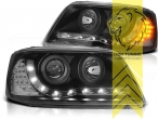 mit LED Blinker, Halogen, schwarz, Abblendlicht H1 / Fernlicht H1, elektr. verstellbar - Motor muss separat bestellt werden (MHC01), Eintragungsfrei / mit E-Prüfzeichen