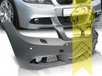 Ersatzteile von äquivalenter Qualität für die Besitzer des Fahrzeugs (entspr. EU-Verordnung 46/2010), PP Kunststoff, grundiert - lackierfähig, für Fahrzeuge mit PDC, für Fahrzeuge mit oder ohne SRA
