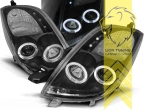 schwarz, weiß LED, Abblendlicht H1 / Fernlicht H1, elektrisch verstellbar - Stellmotor wird vom Original übernommen, Halogen, Eintragungsfrei / mit E-Prüfzeichen