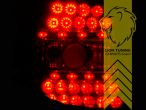 LED, schwarz, Blinkerbirnen BAU15S, Eintragungsfrei / mit E-Prüfzeichen