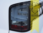 LED, schwarz, nur passend für Fahrzeuge mit Heckklappe, Blinkerbirnen BAU15S, Eintragungsfrei / mit E-Prüfzeichen