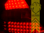 LED, schwarz, rot, Blinkerbirnen BAU15S, Eintragungsfrei / mit E-Prüfzeichen