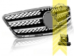 Original Mercedes Emblem wird übernommen, chrom, schwarz matt, ABS Kunststoff, Eintragungsfrei / als Ersatzteil verwendbar