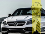 Original Mercedes Emblem wird übernommen, silber, schwarz, für Fahrzeuge ohne Kamera-System, ABS Kunststoff, Eintragungsfrei / als Ersatzteil verwendbar