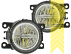LED, chrom, nur passend für Modelle mit OPC Optik Stoßstange, Eintragungsfrei / mit E-Prüfzeichen