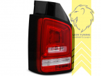 dynamischer LED Blinker, LED, rot, weiss, chrom, nur passend für Fahrzeuge mit Heckklappe, Eintragungsfrei / mit E-Prüfzeichen