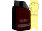 dynamischer LED Blinker, LED, rot, schwarz, nur passend für Fahrzeuge mit Heckklappe, Eintragungsfrei / mit E-Prüfzeichen