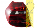 Halogen, rot, schwarz, Standard Modell - ohne Lampenträger, Blinkerbirnen BAU15S, Eintragungsfrei / mit E-Prüfzeichen
