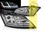 Xenon, HID, chrom, nicht für Fahrzeuge mit Kurvenlicht, Abblendlicht D1S / Fernlicht H7, elektrisch verstellbar - Stellmotor integriert, Eintragungsfrei / mit R87 Zulassung als Tagfahrlicht, Eintragungsfrei / mit E-Prüfzeichen